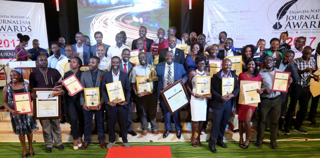 Full list of winners of the Uganda National Journalism Awards 2017 
