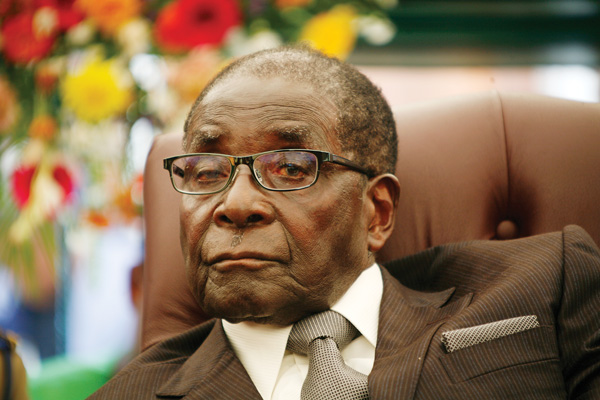 Mr Mugabe is the world's oldest leader